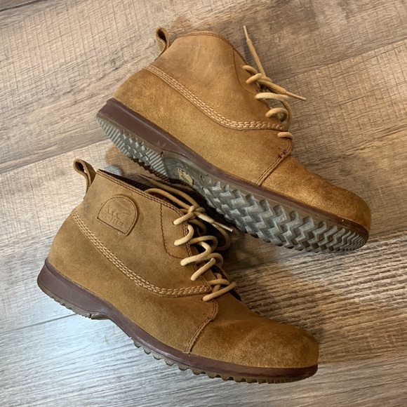 Sorel Mens leather boots size 9.5 - Picture 3 of 8